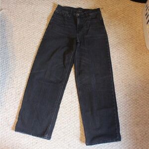 AE Curvy Super High Waist Baggy Straight jeans